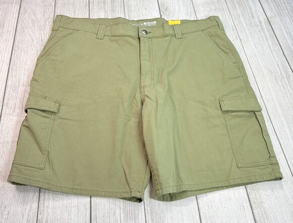 Carhartt Other - Carhartt Men’s Rugged Flex Relaxed Canvas Cargo Work Short Green Size 42